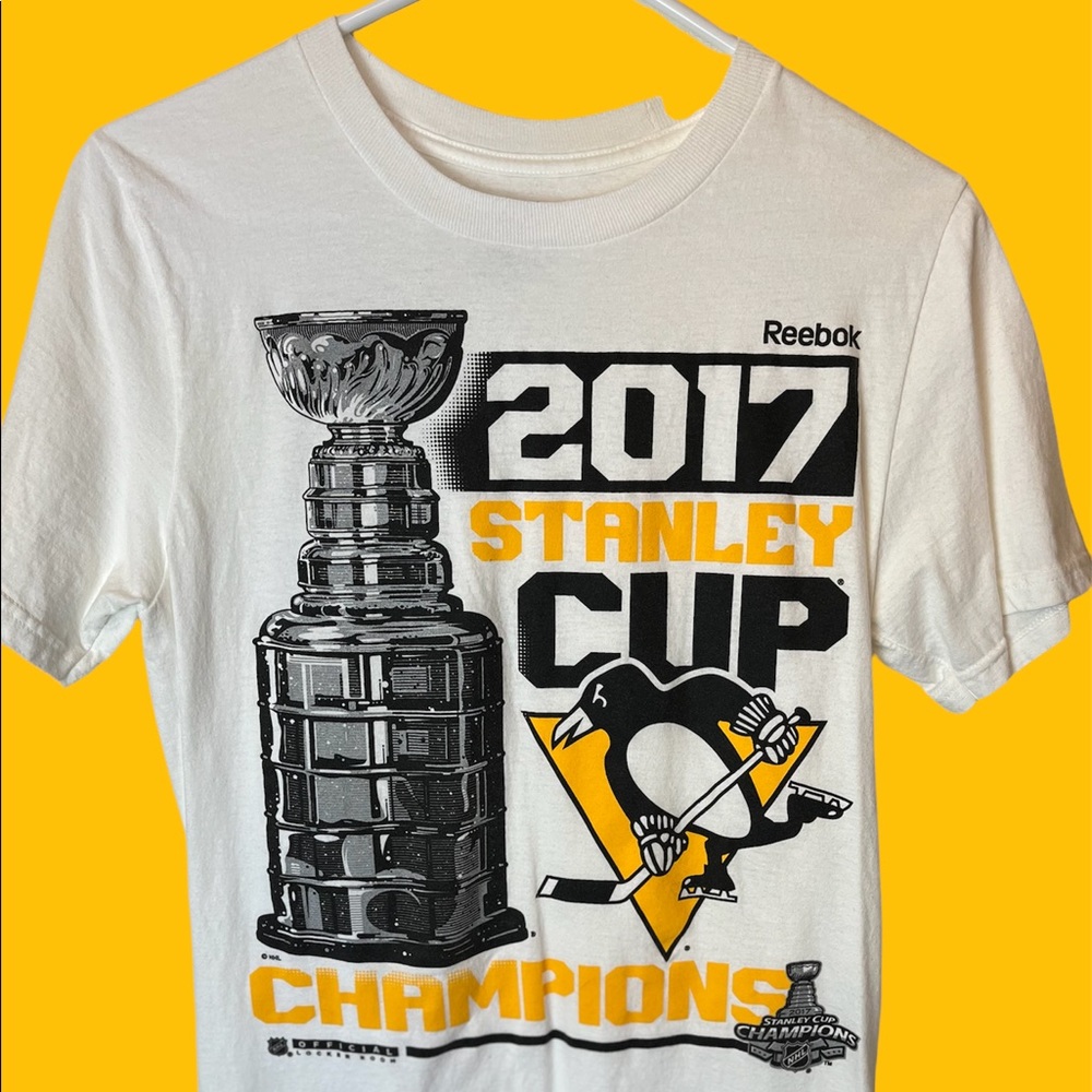 2017 Pittsburgh Penguins Stanley Cup Champions Mens Small Shirt